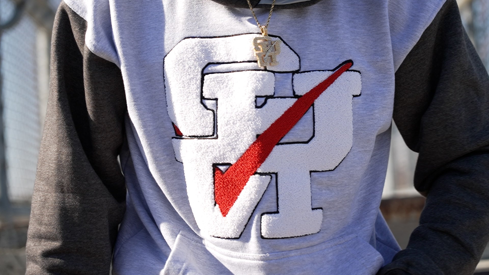 Classic C.U.N Logo 2-Tone Hoodie
