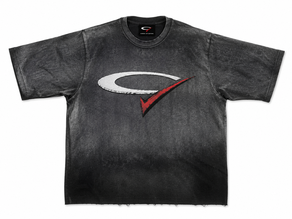Oversized Logo Vintage Wash Tee