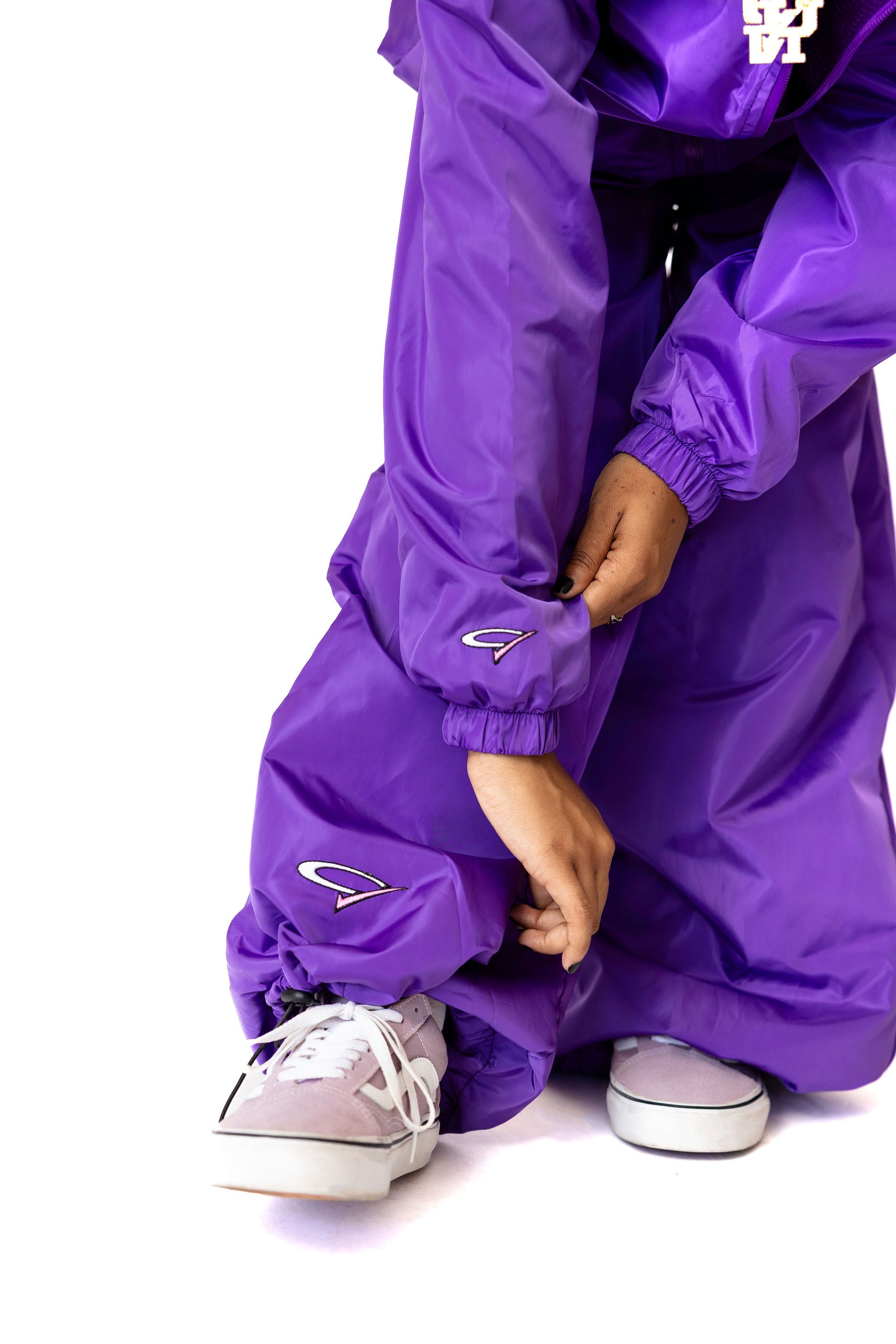 "Purple Reign" Ultra Baggy Nylon Pants