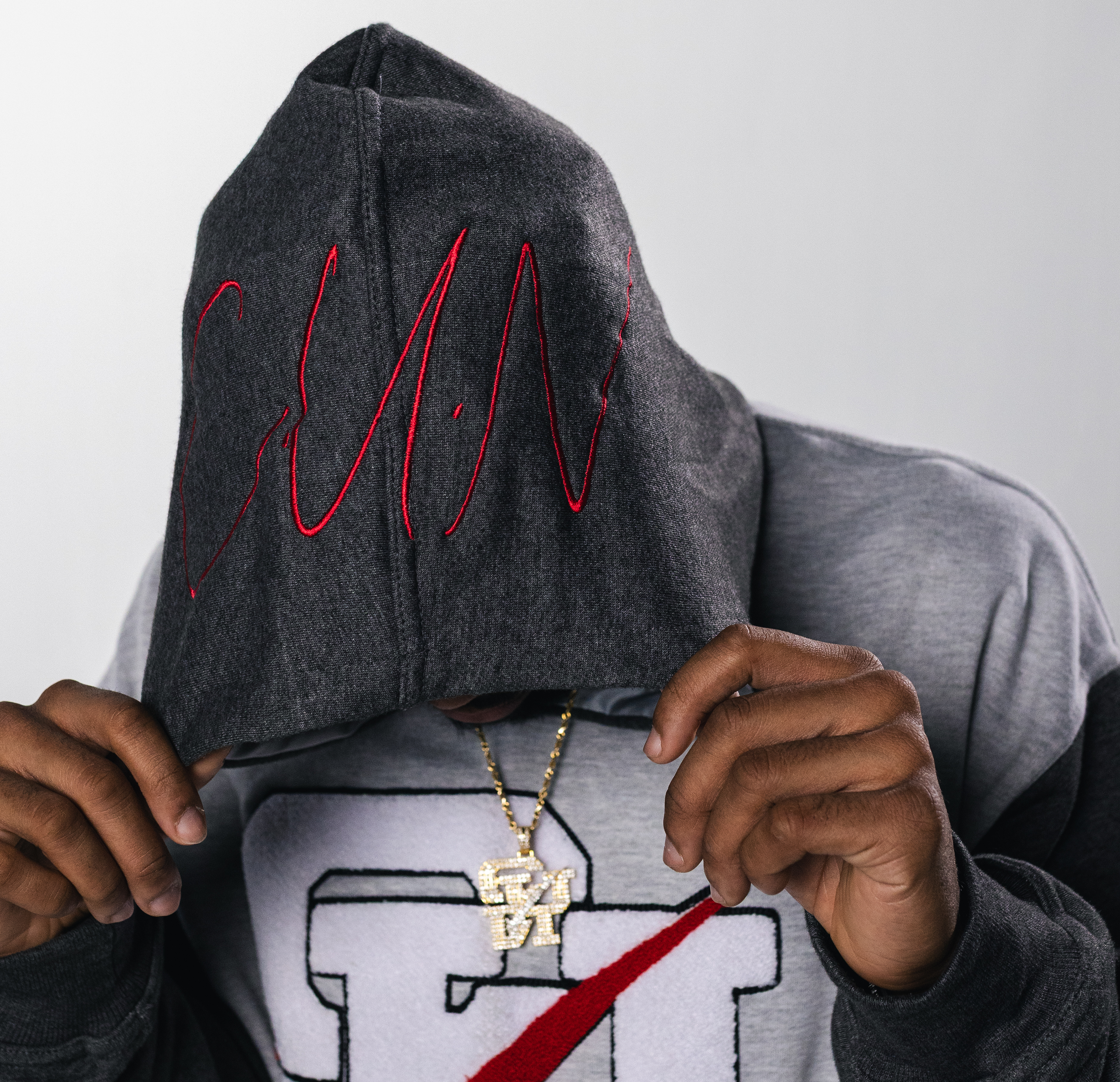 Classic C.U.N Logo 2-Tone Hoodie
