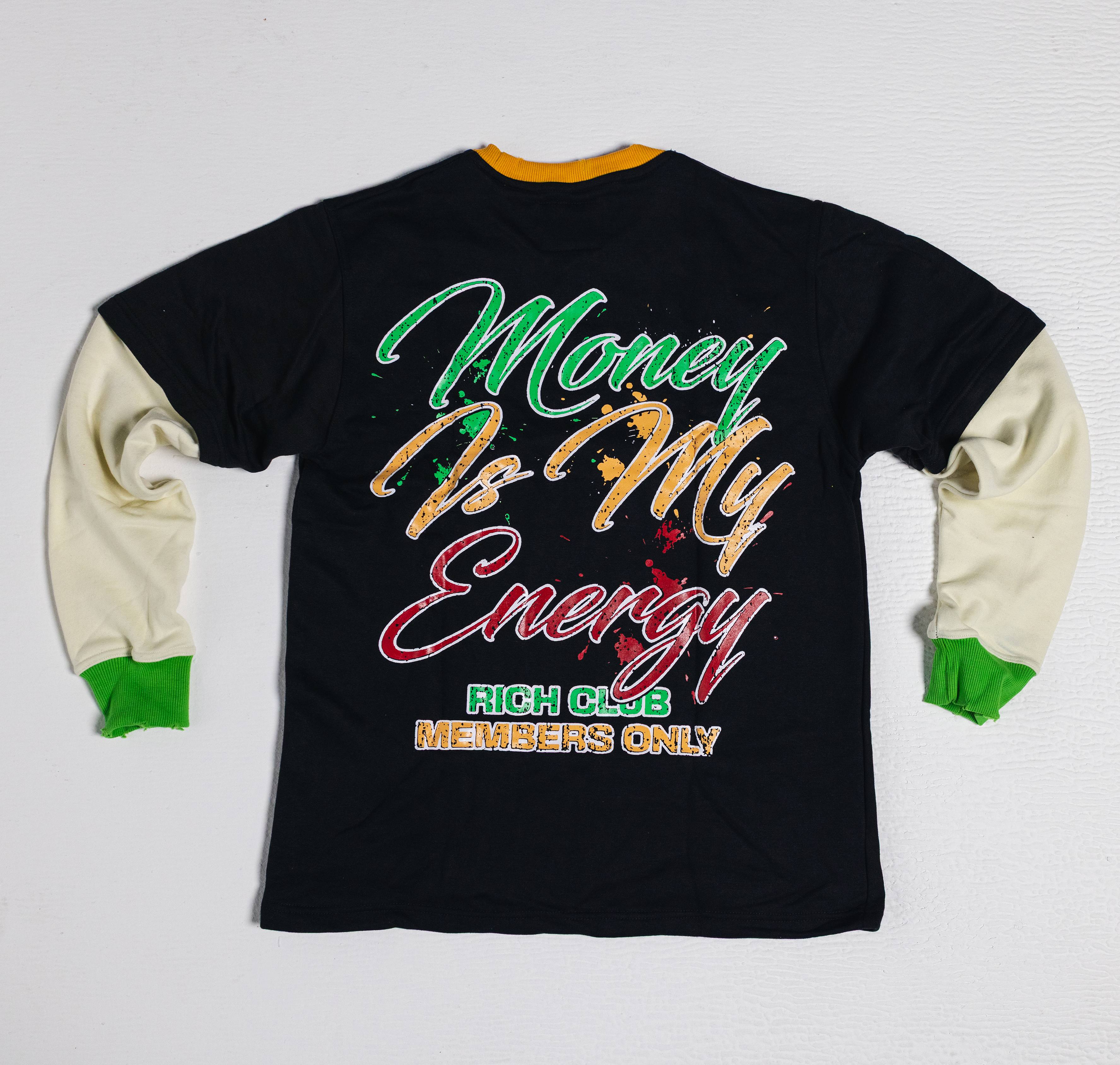 Money Is My Energy Double Layer Tee