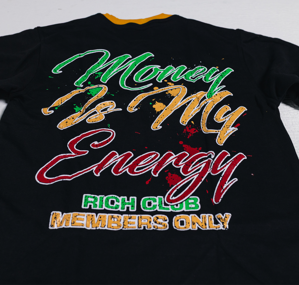 Money Is My Energy Double Layer Tee
